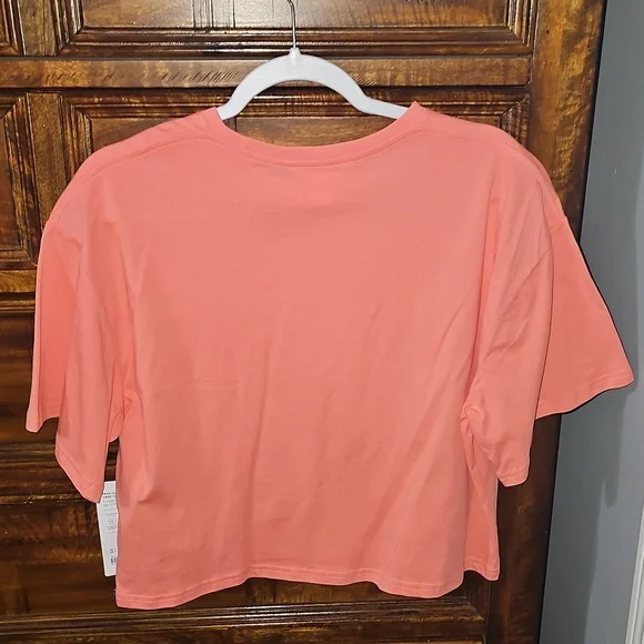 Athleta Nwts Womens True Cotton Crop Tee!! Sz Medium! - Picture 7 of 7